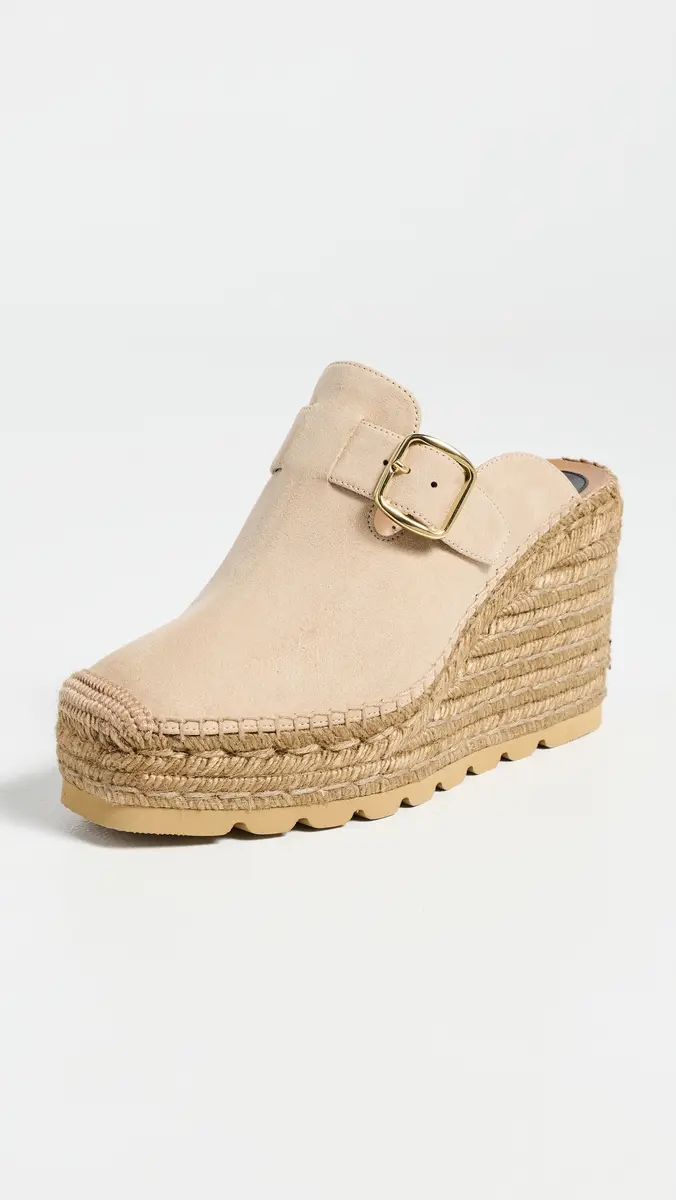 Stella McCartney Gaia Alter Suede Clogs | Thumbnail 2