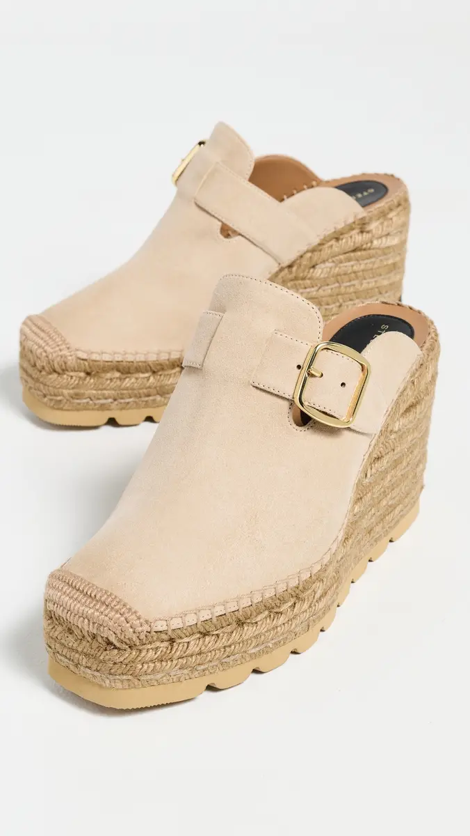 Stella McCartney Gaia Alter Suede Clogs | Thumbnail 5