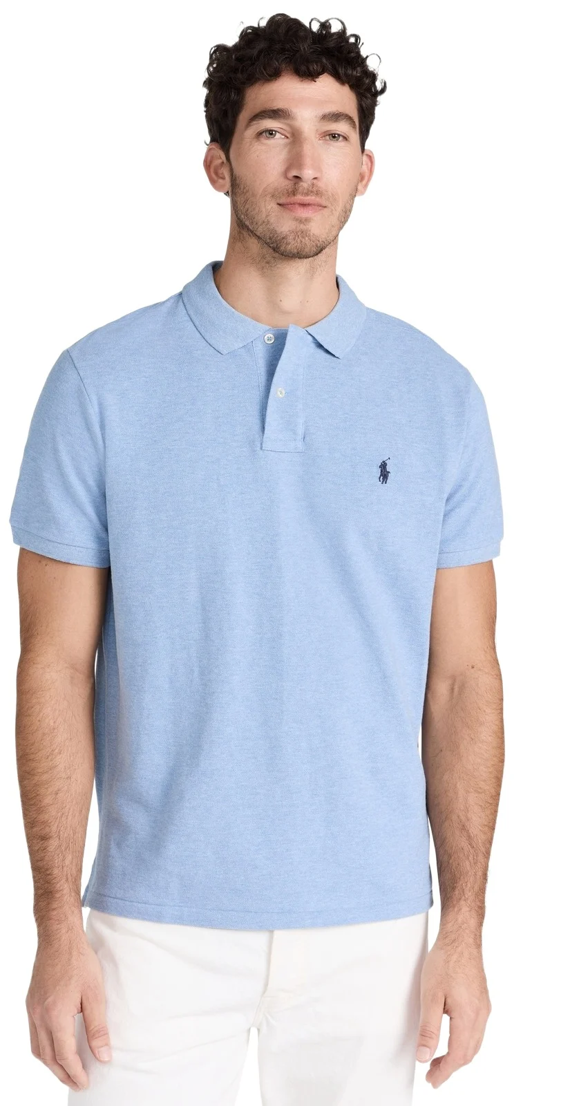 Custom Slim Fit Iconic Mesh Polo
