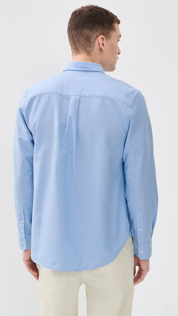 OFFICINE GÉNÉRALE New Oxford Button Down Shirt | Thumbnail 3 OFFICINE GÉNÉRALE New Oxford Button Down Shirt | Thumbnail 3