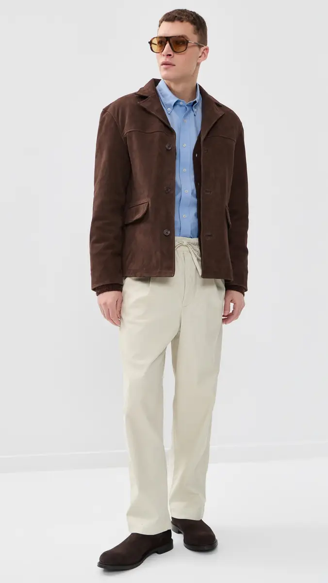 OFFICINE GÉNÉRALE New Oxford Button Down Shirt | Thumbnail 5 OFFICINE GÉNÉRALE New Oxford Button Down Shirt | Thumbnail 5