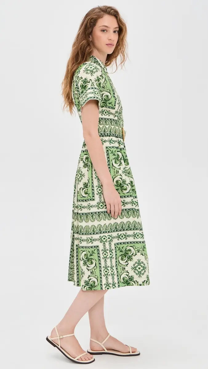 Cara Cara Malena Dress Hudson Scarf Mint | Thumbnail 4