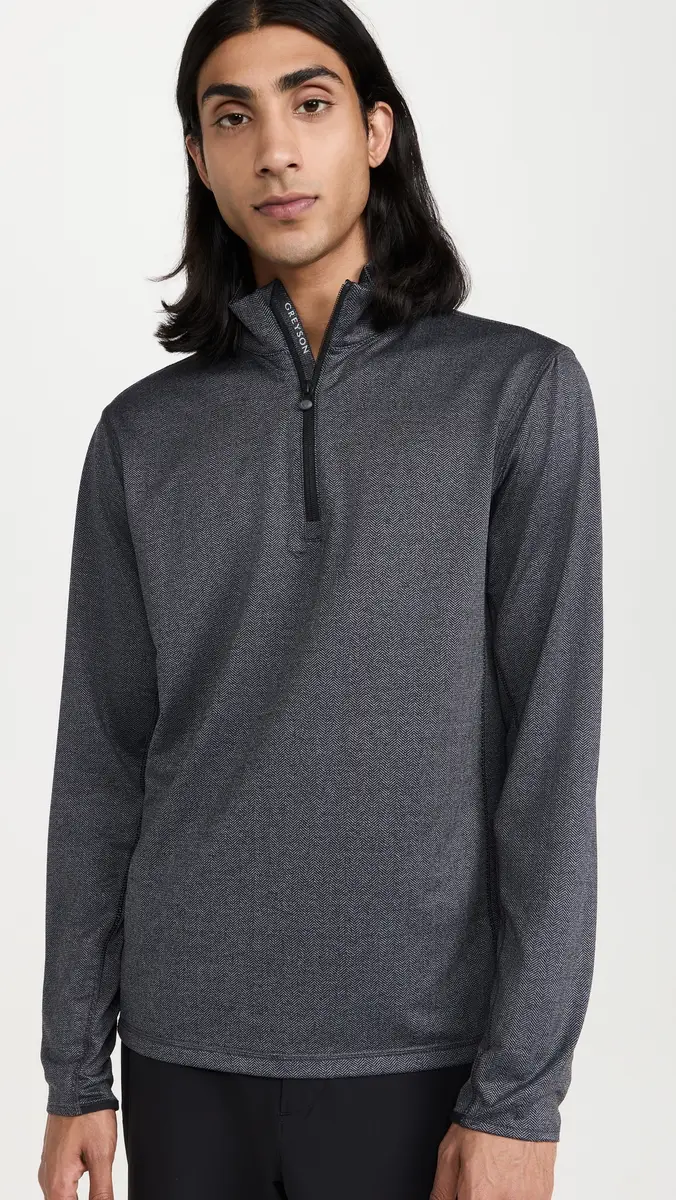 Greyson Colorado Herringbone Quarter Zip | Thumbnail 2 Greyson Colorado Herringbone Quarter Zip | Thumbnail 2