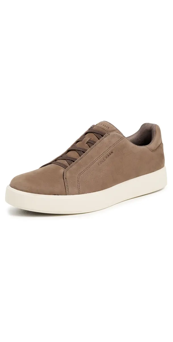 Cole Haan GrandPro Luxe Slip-On Sneakers Ch Truffle Nubuck/ | Image 1 Cole Haan GrandPro Luxe Slip-On Sneakers Ch Truffle Nubuck/ | Image 1