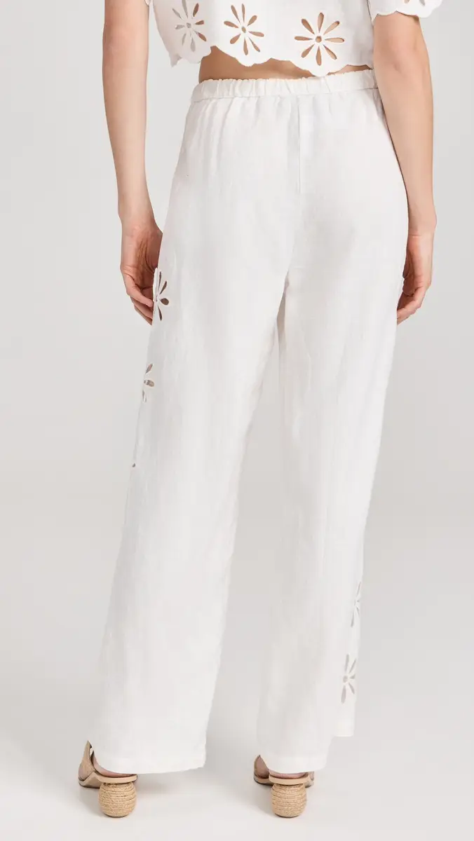 RAILS Emmie Pants White Eyelet | Thumbnail 3