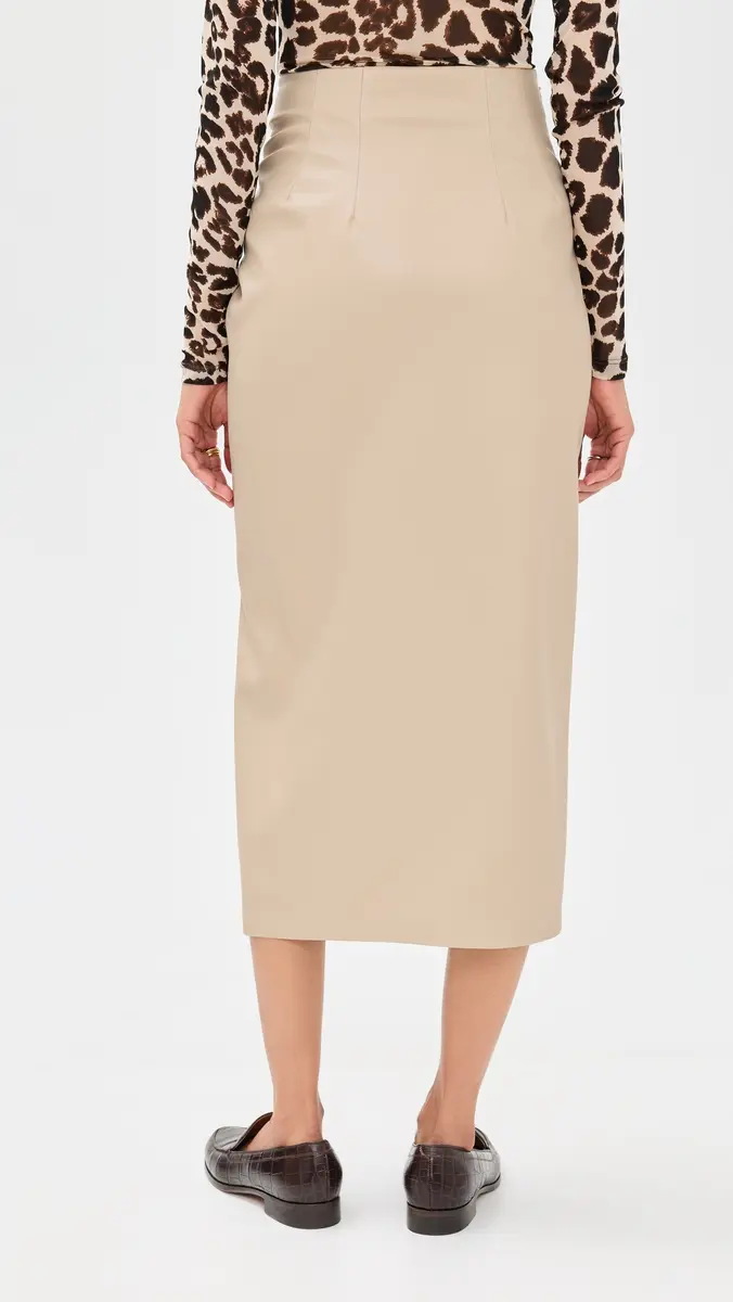 LE BOP Louisa Faux Leather Skirt | Thumbnail 3 LE BOP Louisa Faux Leather Skirt | Thumbnail 3
