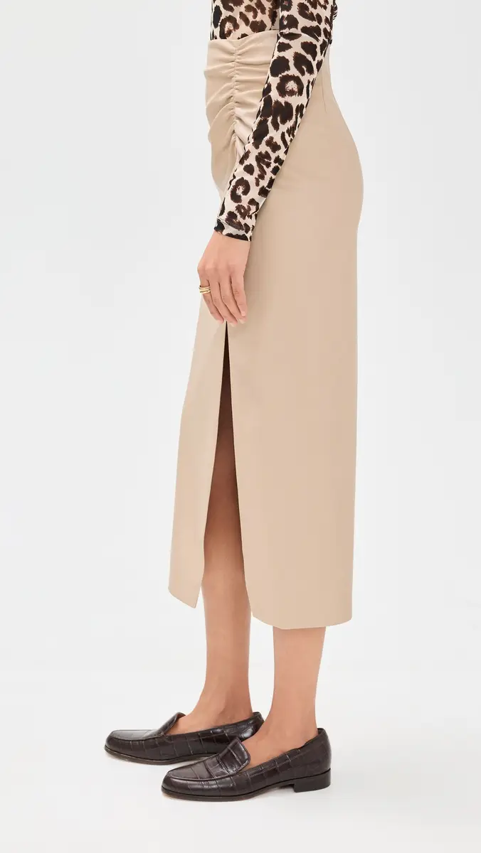 LE BOP Louisa Faux Leather Skirt | Thumbnail 4 LE BOP Louisa Faux Leather Skirt | Thumbnail 4