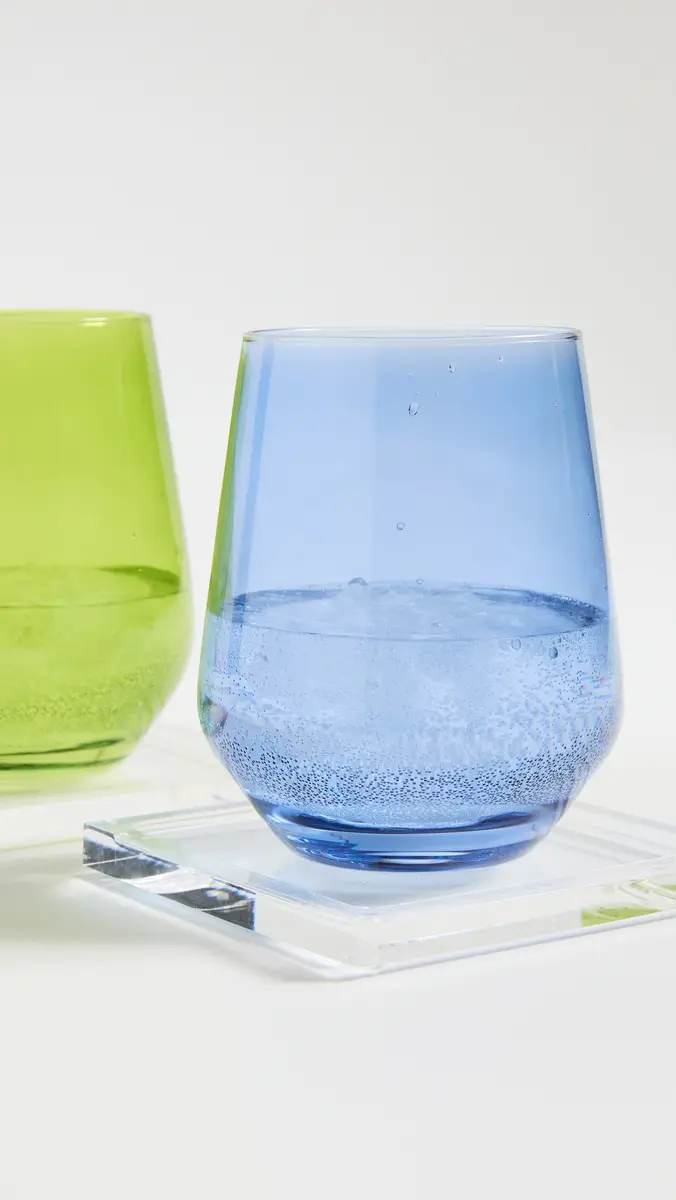 Estelle Colored Glass Stemless Set of 6 | Thumbnail 3 Estelle Colored Glass Stemless Set of 6 | Thumbnail 3