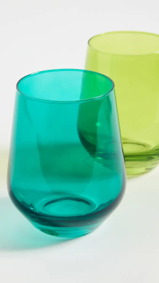 Estelle Colored Glass Stemless Set of 6 | Thumbnail 4 Estelle Colored Glass Stemless Set of 6 | Thumbnail 4