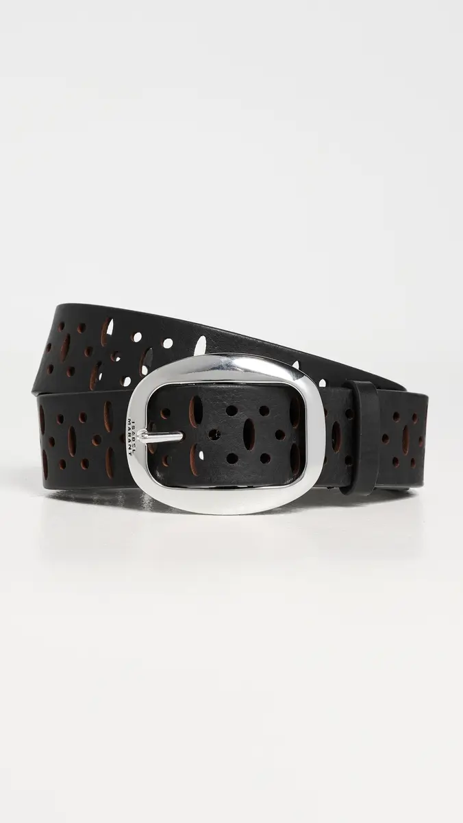 Isabel Marant Dara Cutout Belt Black/Silver | Thumbnail 2