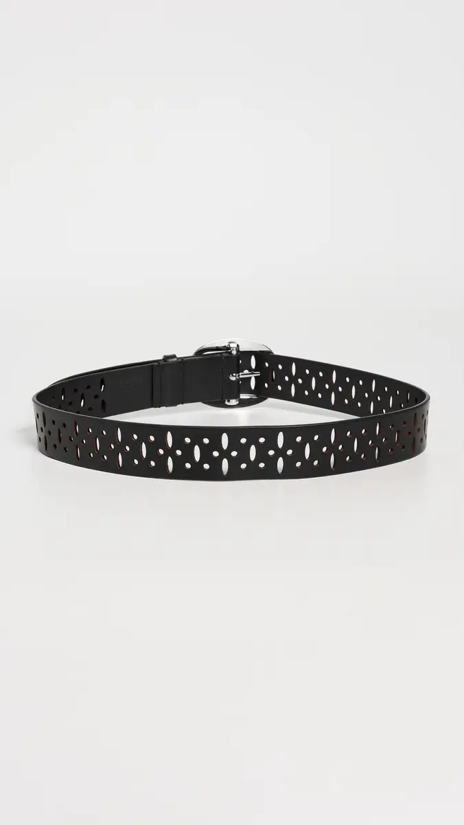 Isabel Marant Dara Cutout Belt Black/Silver | Thumbnail 4