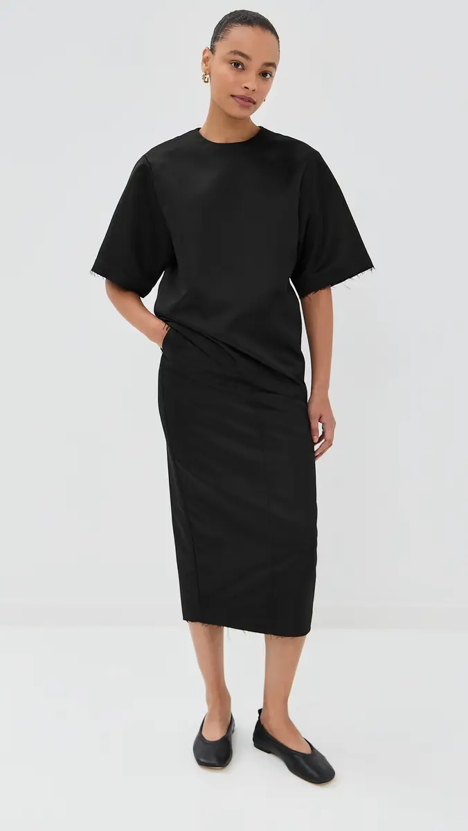 CO Tailored Pencil Skirt Black | Thumbnail 5 CO Tailored Pencil Skirt Black | Thumbnail 5