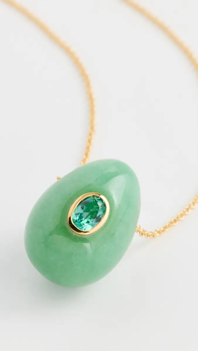Lizzie Fortunato Constance Necklace In Green Aventurine Green One Size | Thumbnail 5 Lizzie Fortunato Constance Necklace In Green Aventurine Green One Size | Thumbnail 5