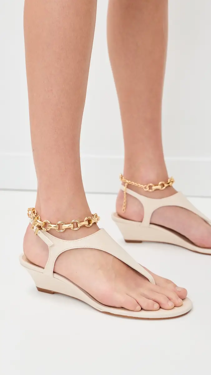 Schutz Lys Wedges Sugar White | Thumbnail 5 Schutz Lys Wedges Sugar White | Thumbnail 5
