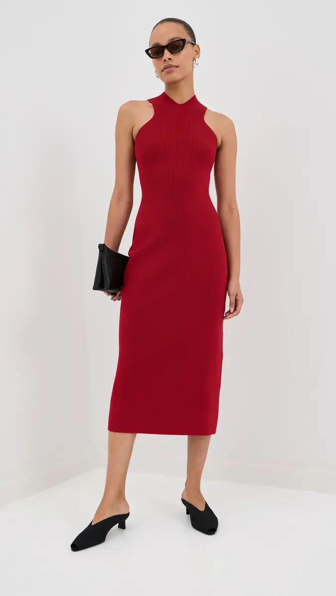 Altuzarra Winnie Dress Holly Red | Thumbnail 2