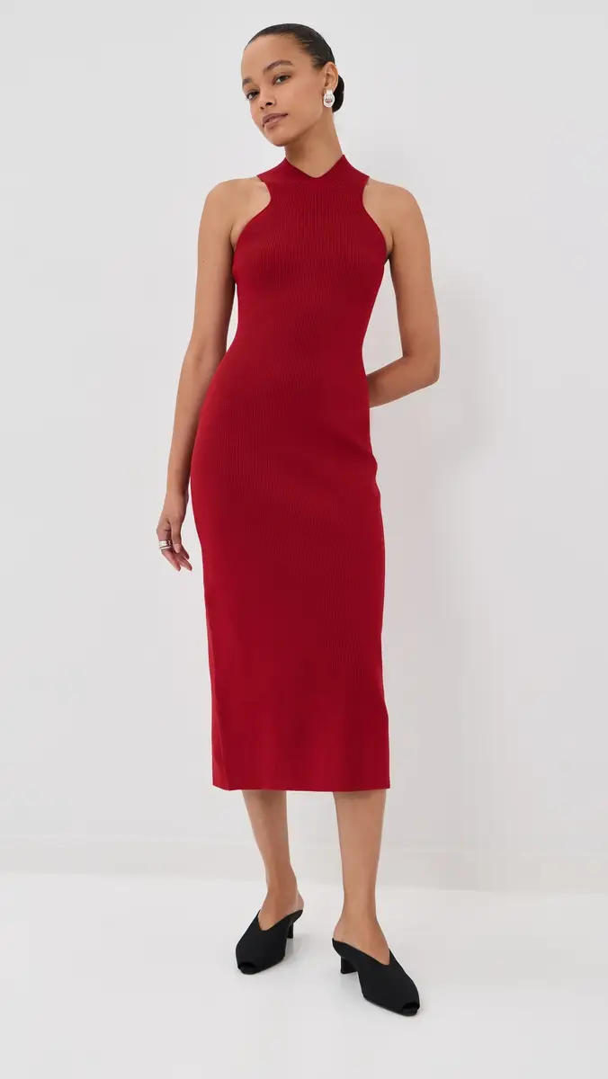 Altuzarra Winnie Dress Holly Red | Thumbnail 5
