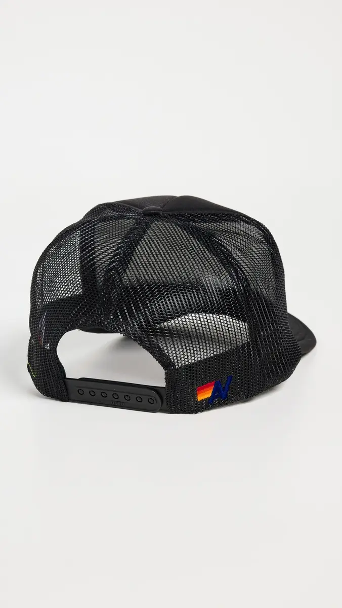 Aviator Nation Logo Rainbow Vintage Low Rise Trucker Hat | Thumbnail 4 Aviator Nation Logo Rainbow Vintage Low Rise Trucker Hat | Thumbnail 4
