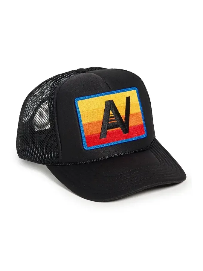 Logo Rainbow Vintage Low Rise Trucker Hat Logo Rainbow Vintage Low Rise Trucker Hat