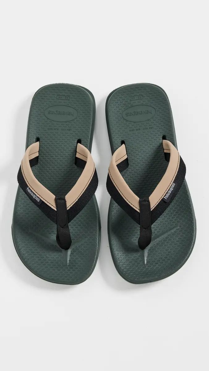 Havaianas Track Plus Flip Flops Green Olive | Thumbnail 4