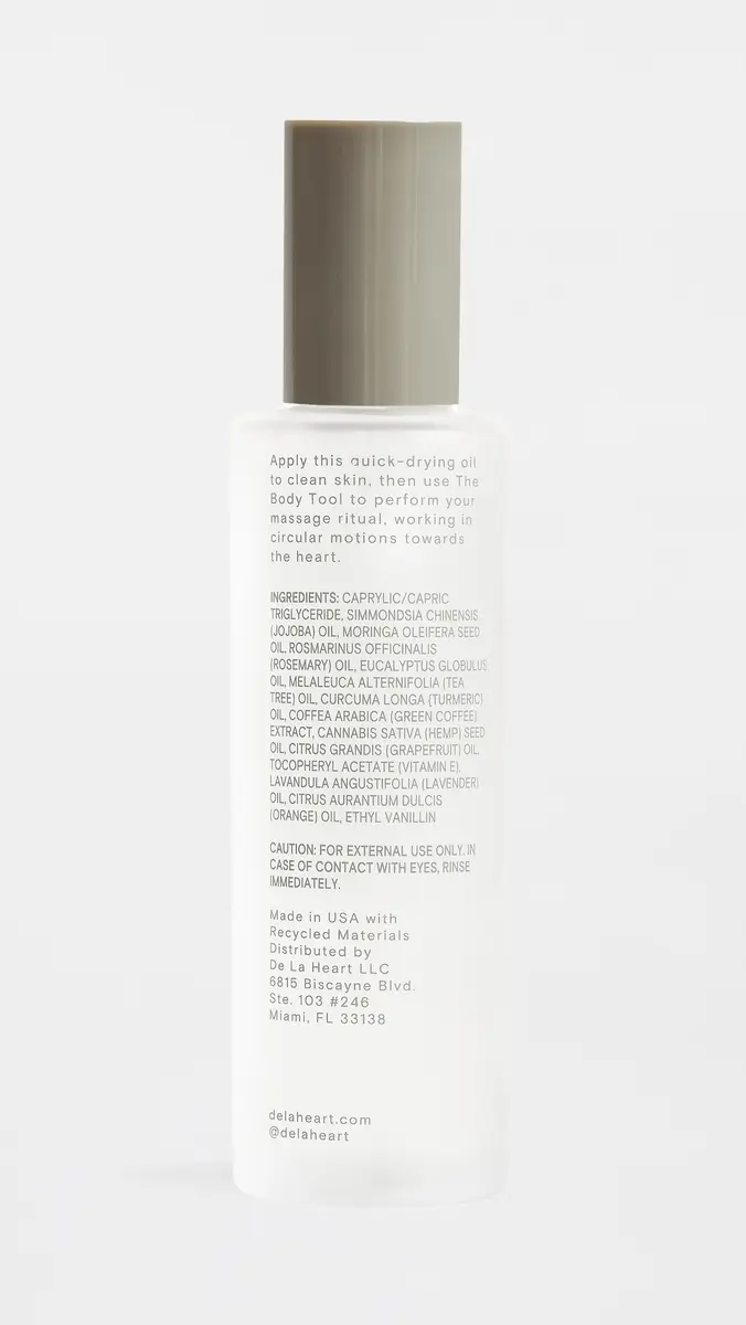 De La Heart Flow + Glow Body Oil No Color | Thumbnail 4 De La Heart Flow + Glow Body Oil No Color | Thumbnail 4