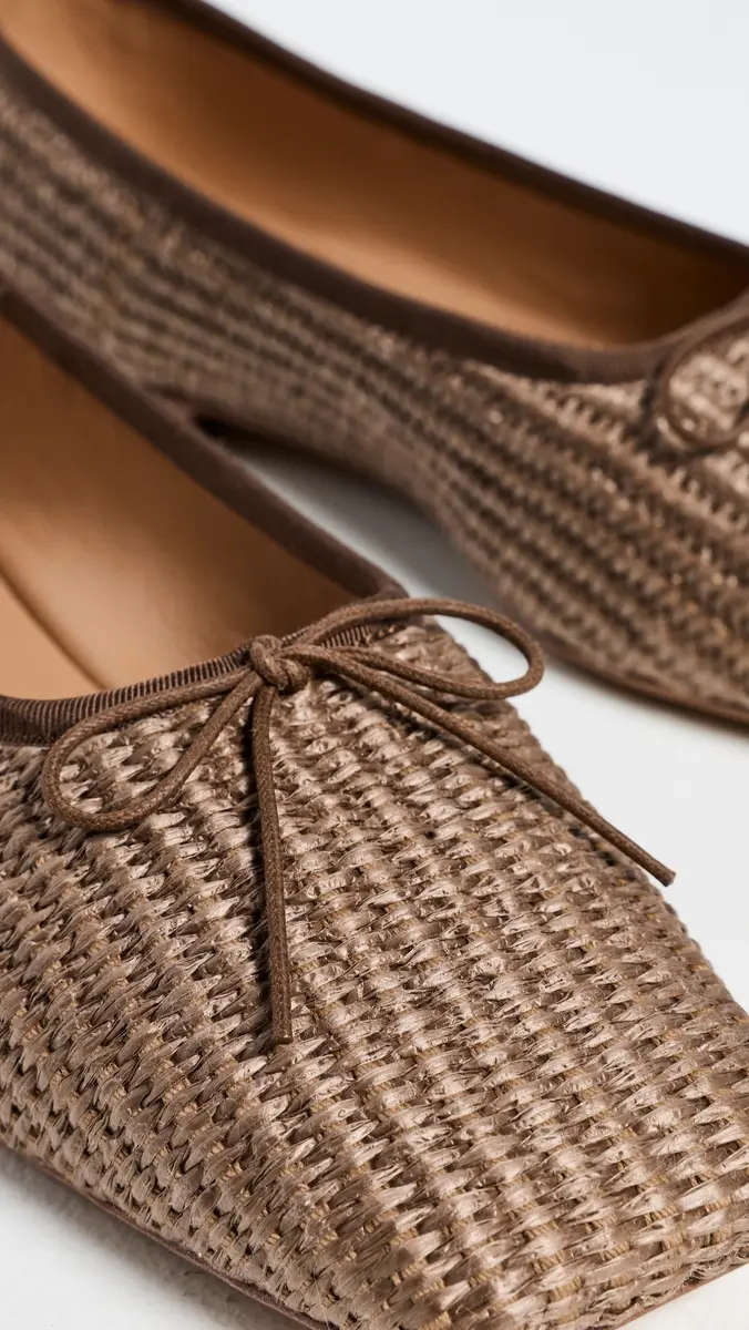 Mansur Gavriel Square Toe Ballerina Flats Anise | Thumbnail 6 Mansur Gavriel Square Toe Ballerina Flats Anise | Thumbnail 6