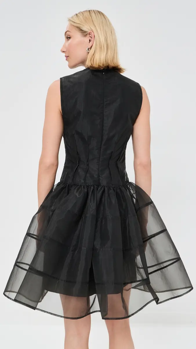 Cecilie Bahnsen Claudie Dress Black | Thumbnail 3 Cecilie Bahnsen Claudie Dress Black | Thumbnail 3