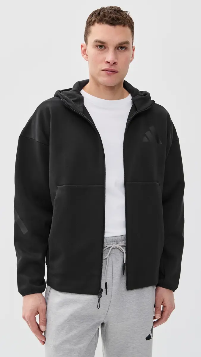 Adidas Z. N.E. Full Zip Sweatshirt | Thumbnail 2 Adidas Z. N.E. Full Zip Sweatshirt | Thumbnail 2