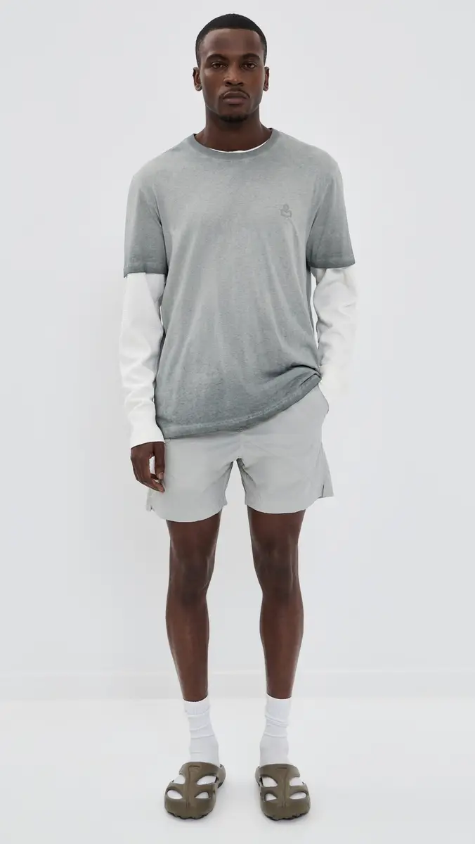 MM6 Maison Margiela Shorts 5 age Grey | Thumbnail 2