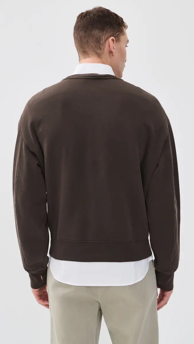 Marni Cotton Sweatshirt with Patches Cacao | Thumbnail 3 Marni Cotton Sweatshirt with Patches Cacao | Thumbnail 3