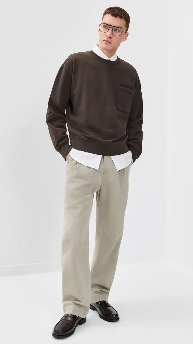 Marni Cotton Sweatshirt with Patches Cacao | Thumbnail 5 Marni Cotton Sweatshirt with Patches Cacao | Thumbnail 5