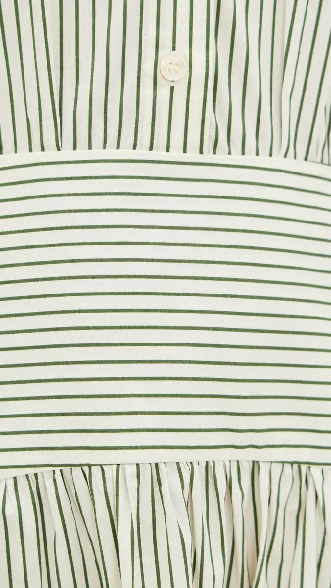 STAUD Romy Dress Chive Stripe | Thumbnail 6 STAUD Romy Dress Chive Stripe | Thumbnail 6