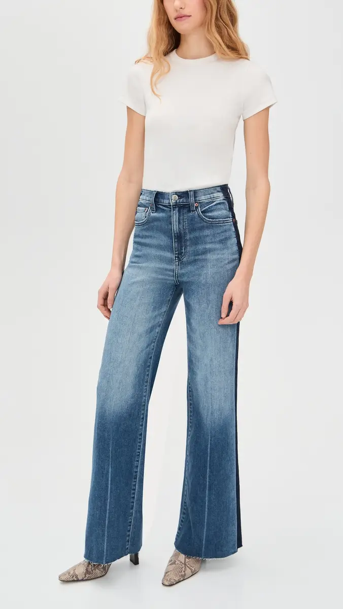 DAZE Far Out High Rise Wide Leg Jeans | Thumbnail 5