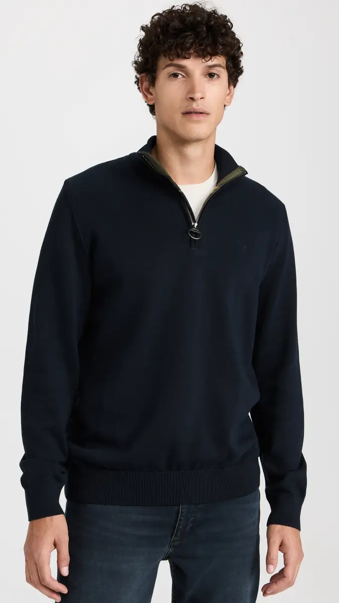 Barbour Cotton Half Zip Sweater | Thumbnail 2 Barbour Cotton Half Zip Sweater | Thumbnail 2
