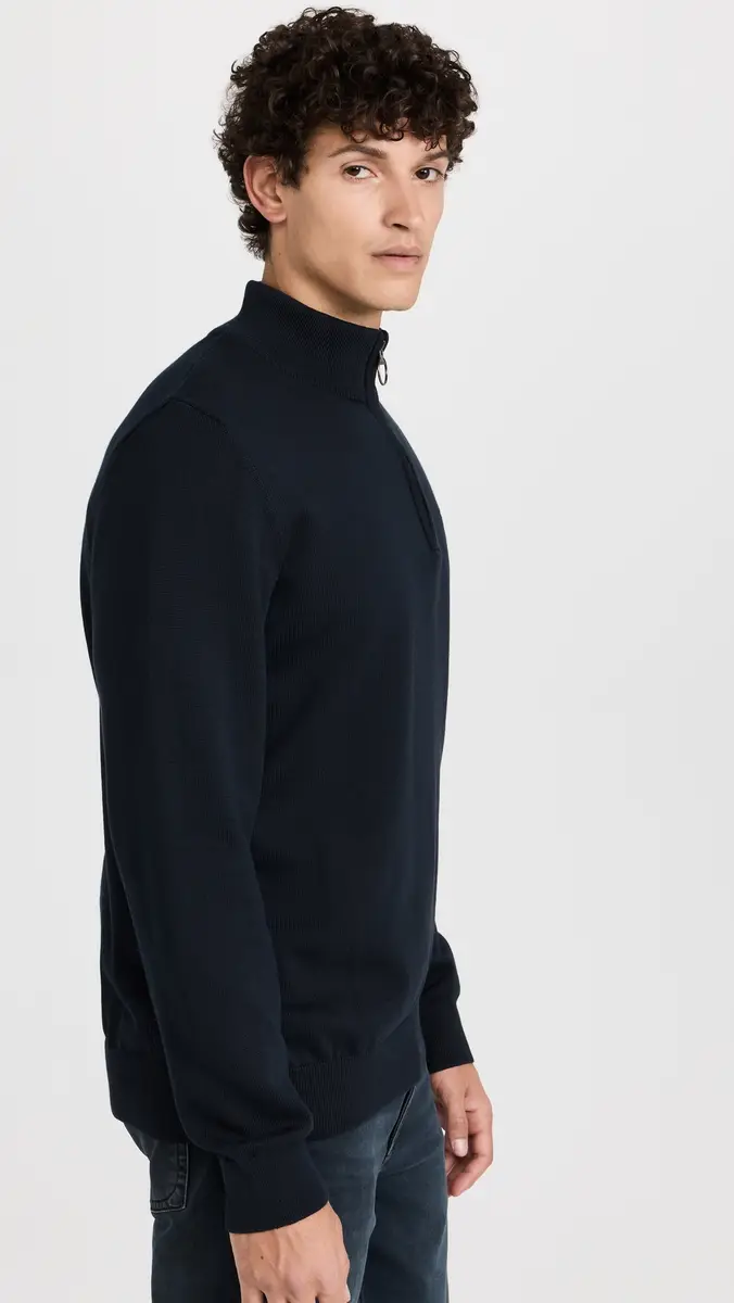 Barbour Cotton Half Zip Sweater | Thumbnail 4 Barbour Cotton Half Zip Sweater | Thumbnail 4