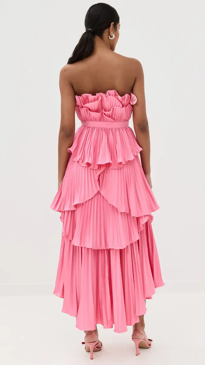 Amur Judah Scallop Pleated Dress | Thumbnail 3 Amur Judah Scallop Pleated Dress | Thumbnail 3