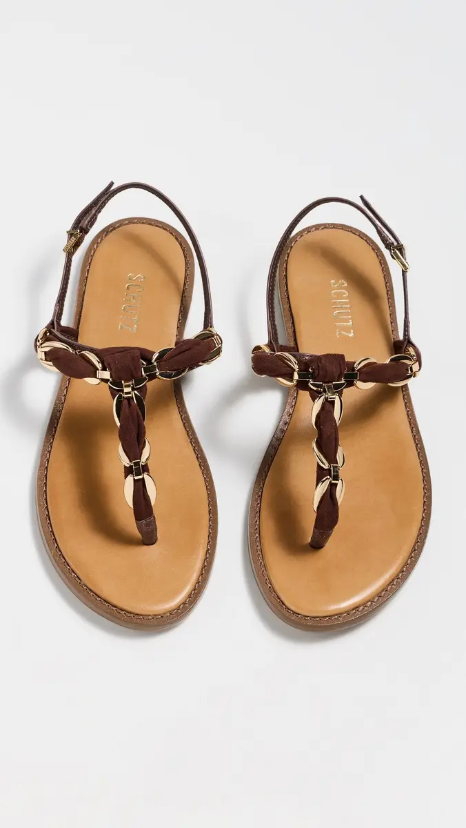 Schutz Camellia Sandals Root Brown | Thumbnail 5 Schutz Camellia Sandals Root Brown | Thumbnail 5