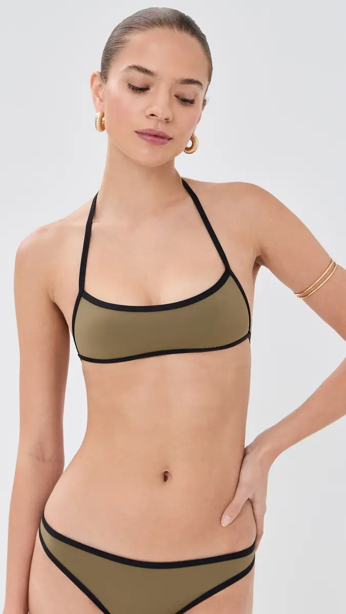 STAUD Koko Bikini Top Thyme/Black | Thumbnail 2 STAUD Koko Bikini Top Thyme/Black | Thumbnail 2
