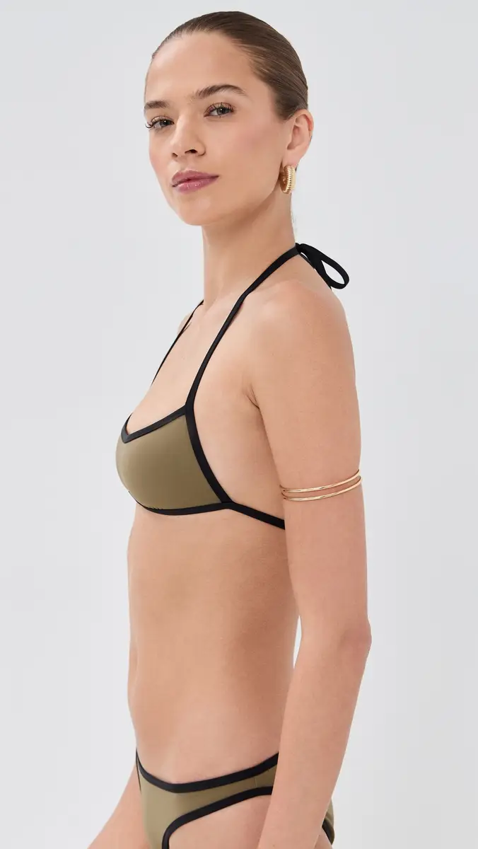 STAUD Koko Bikini Top Thyme/Black | Thumbnail 4 STAUD Koko Bikini Top Thyme/Black | Thumbnail 4