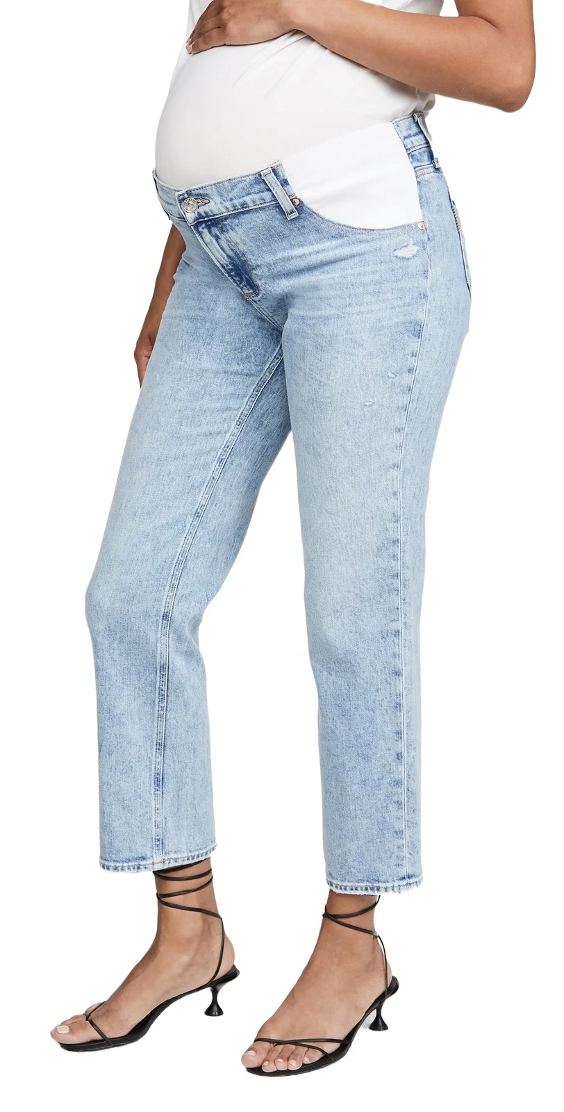 PAIGE Noella Straight Maternity Jeans