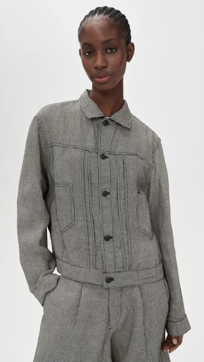 R13 Relaxed Pleated Trucker Jacket | Thumbnail 2 R13 Relaxed Pleated Trucker Jacket | Thumbnail 2