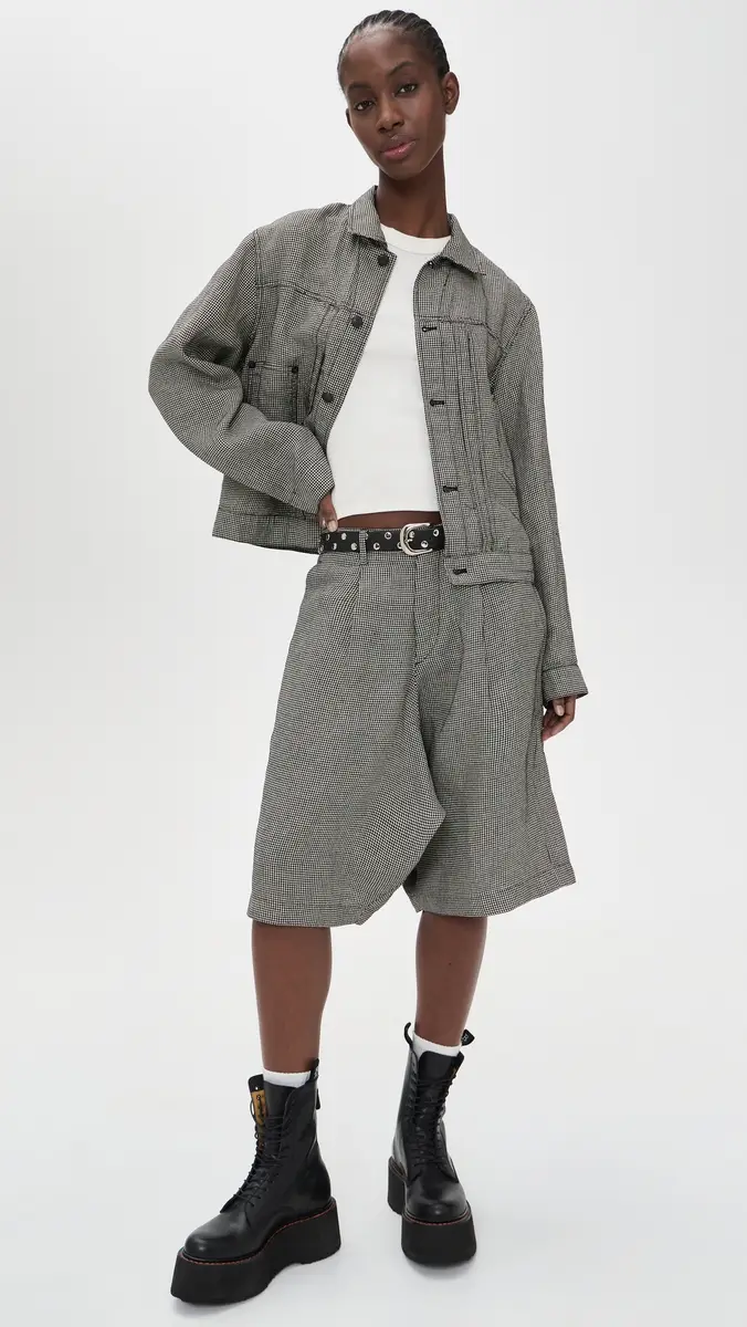 R13 Relaxed Pleated Trucker Jacket | Thumbnail 5 R13 Relaxed Pleated Trucker Jacket | Thumbnail 5
