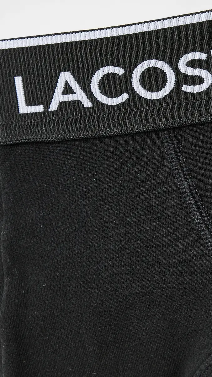Lacoste Cotton Stretch Jersey Briefs 3 Pack | Thumbnail 4