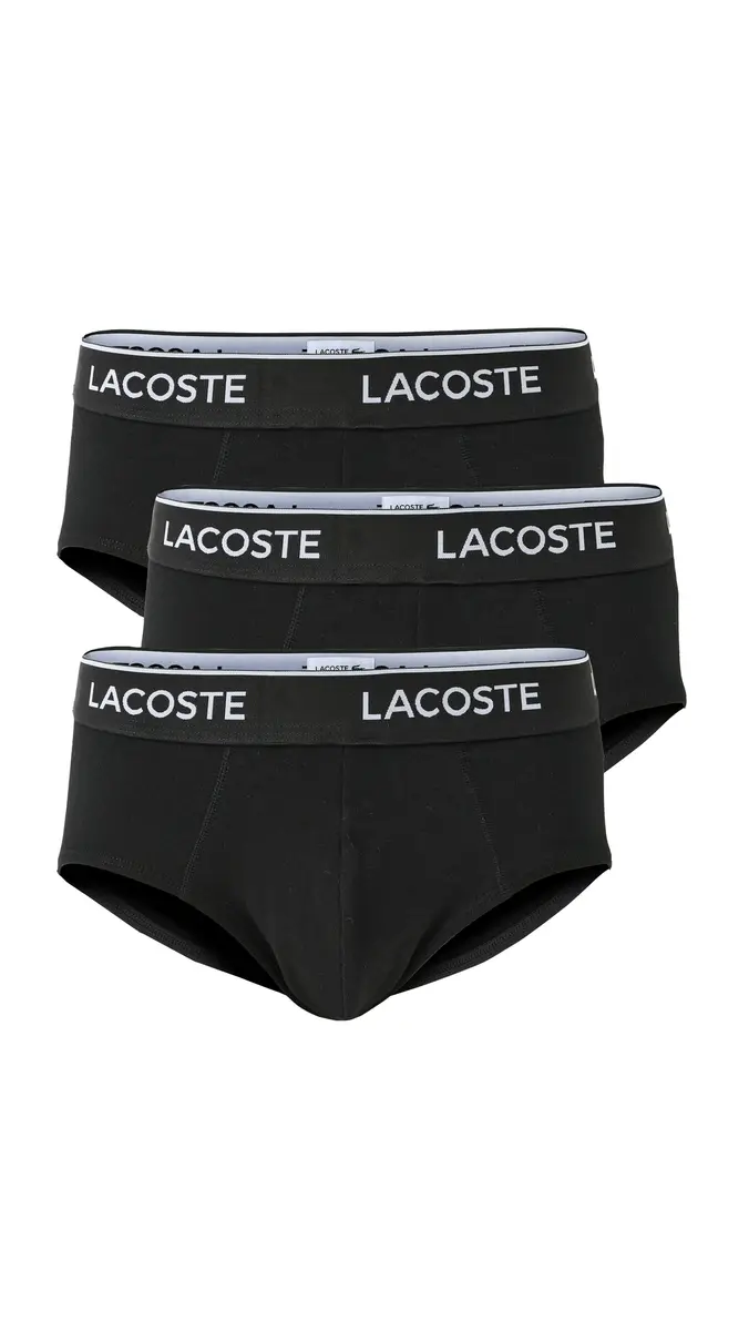 Lacoste Cotton Stretch Jersey Briefs 3 Pack | Thumbnail 5
