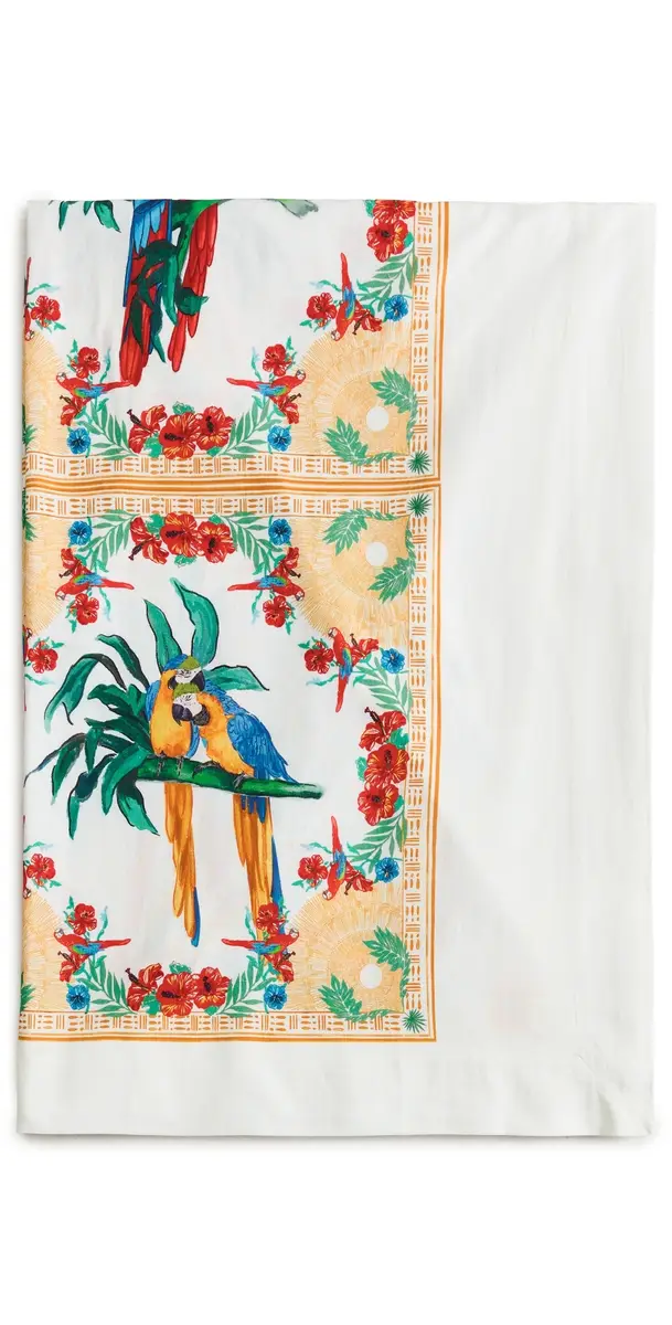 Coniglio Palm Beach Standard Table Cloth Tropical Aviary Breeze One Size | Image 1 Coniglio Palm Beach Standard Table Cloth Tropical Aviary Breeze One Size | Image 1