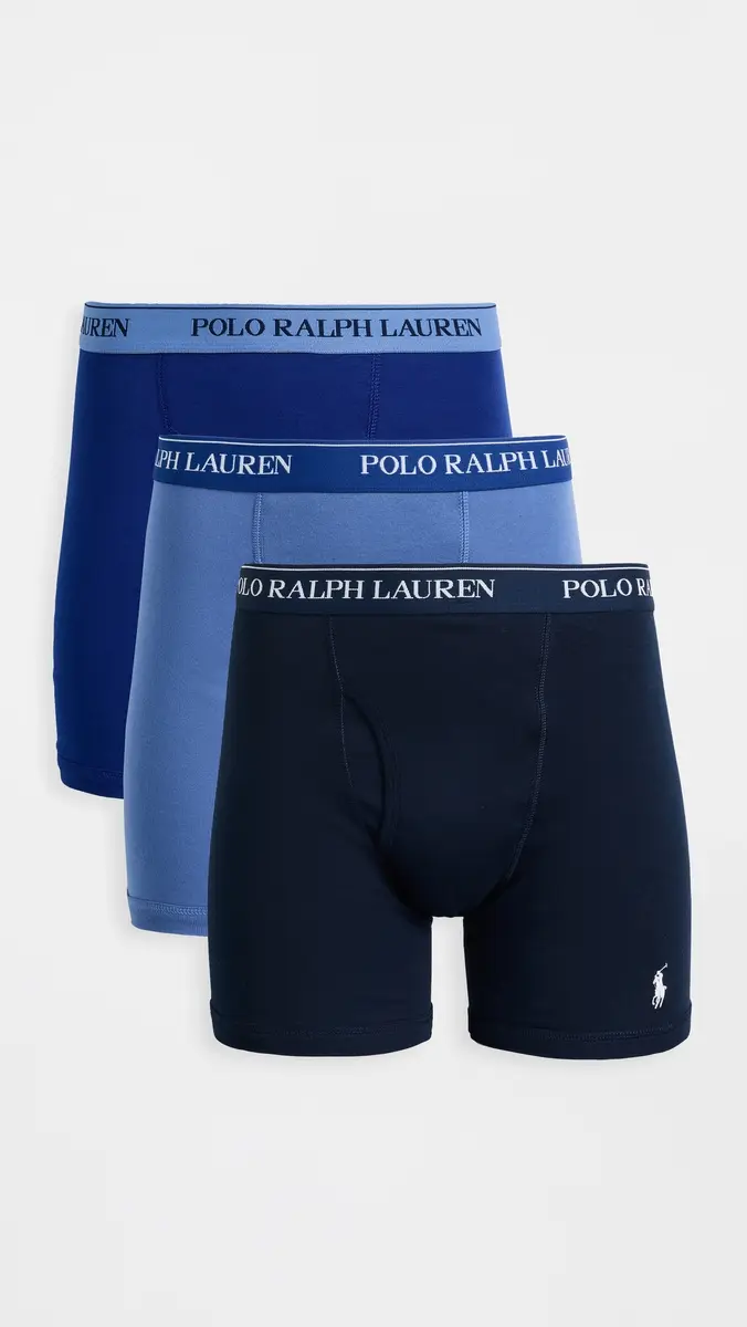 Polo Ralph Lauren Underwear Classic Fit Cotton Boxer Briefs 3 Pack | Thumbnail 2 Polo Ralph Lauren Underwear Classic Fit Cotton Boxer Briefs 3 Pack | Thumbnail 2
