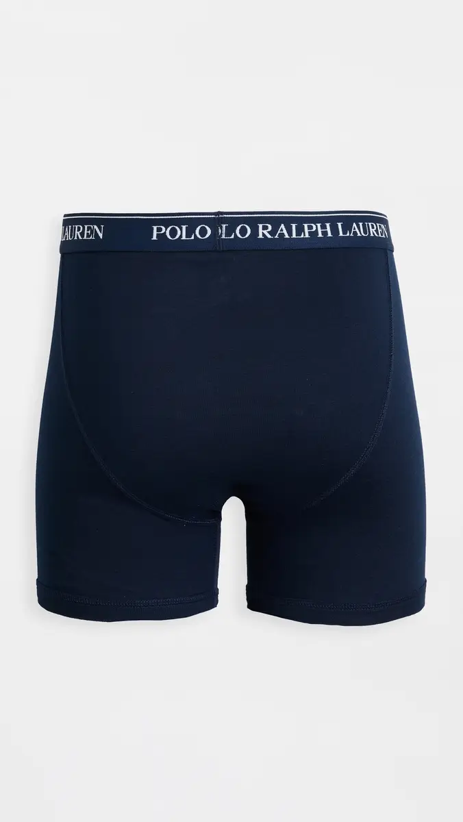Polo Ralph Lauren Underwear Classic Fit Cotton Boxer Briefs 3 Pack | Thumbnail 3 Polo Ralph Lauren Underwear Classic Fit Cotton Boxer Briefs 3 Pack | Thumbnail 3