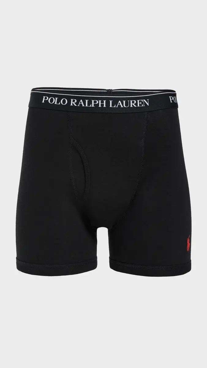 Polo Ralph Lauren Underwear Classic Fit Cotton Boxer Briefs 3 Pack | Thumbnail 3 Polo Ralph Lauren Underwear Classic Fit Cotton Boxer Briefs 3 Pack | Thumbnail 3