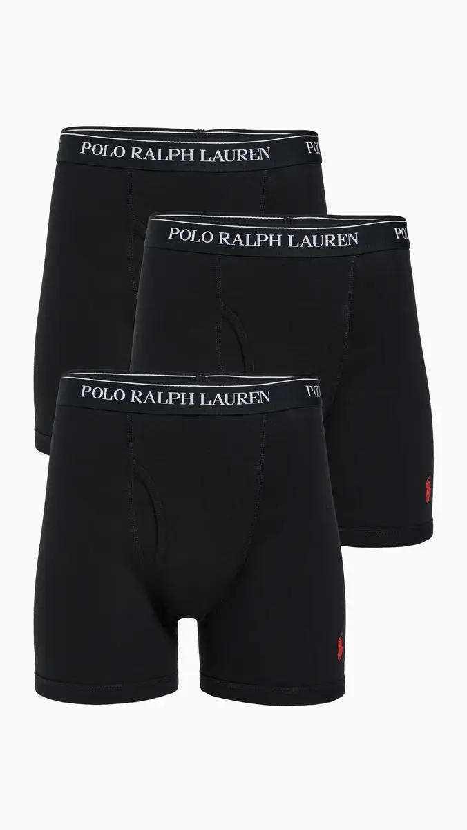 Polo Ralph Lauren Underwear Classic Fit Cotton Boxer Briefs 3 Pack | Thumbnail 6 Polo Ralph Lauren Underwear Classic Fit Cotton Boxer Briefs 3 Pack | Thumbnail 6