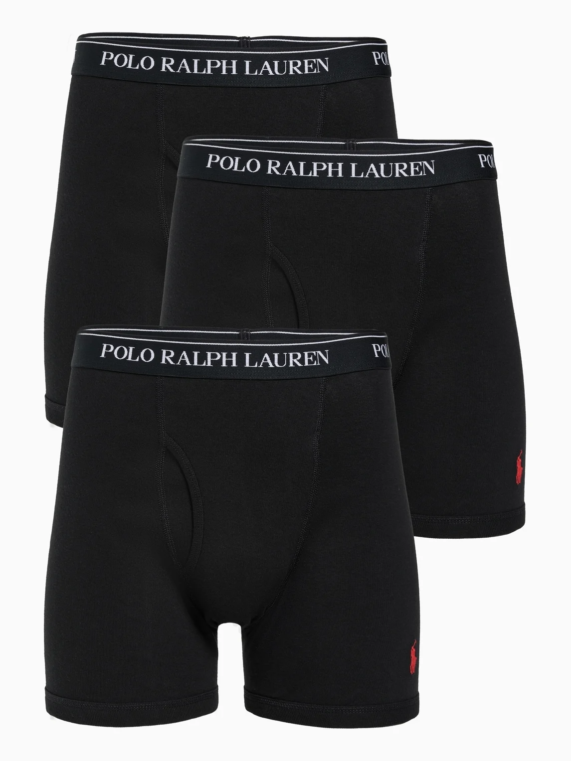 Polo Ralph Lauren Underwear Classic Fit Cotton Boxer Briefs 3 Pack