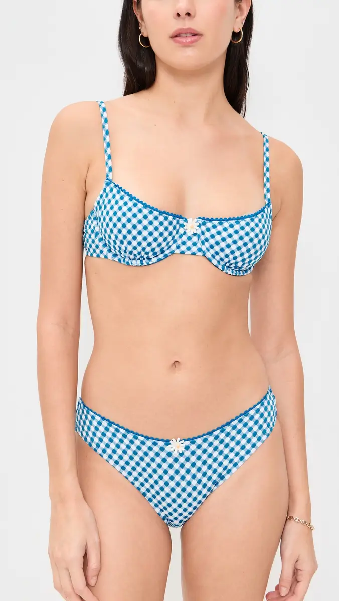 Solid & Striped The Daphne Bikini Bottoms Cosmic Blue | Thumbnail 4
